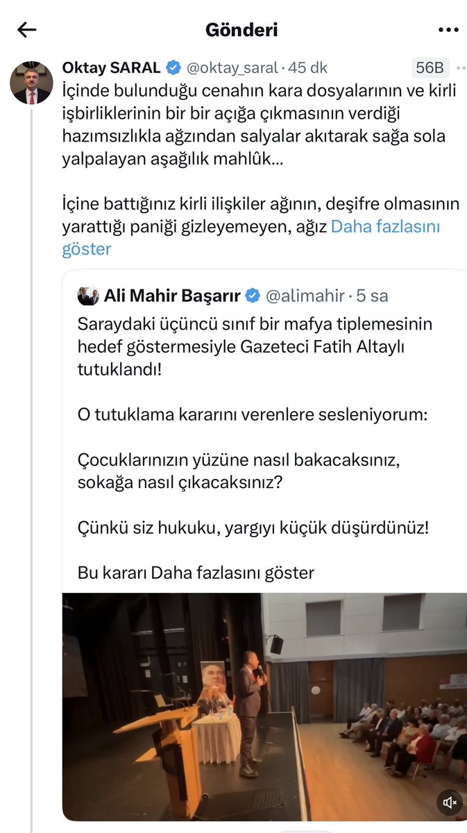 Danışmanını söyle sana kim olduğunu söyleyeyim, bu ülkenin cumhurbaşkanı böyle tiplemelerle çalışıyor! 🤮