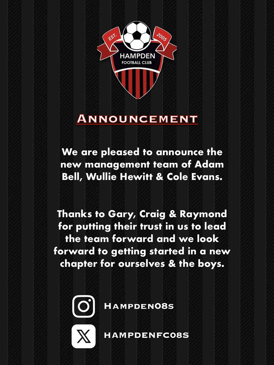 Hampden Football Club 08's (@hampdenfc08s) on Twitter photo 