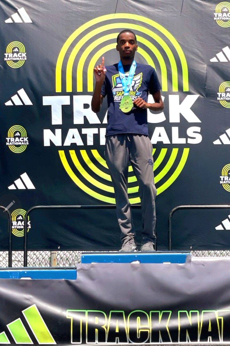 Leterance Fleming of Salem High School in Conyers Georgia, etched his name into national track and field history by winning the 2025 Adidas Nationals in the high school 400-meter hurdles with a blazing time of 52.21 seconds. This remarkable performance not only crowned him a