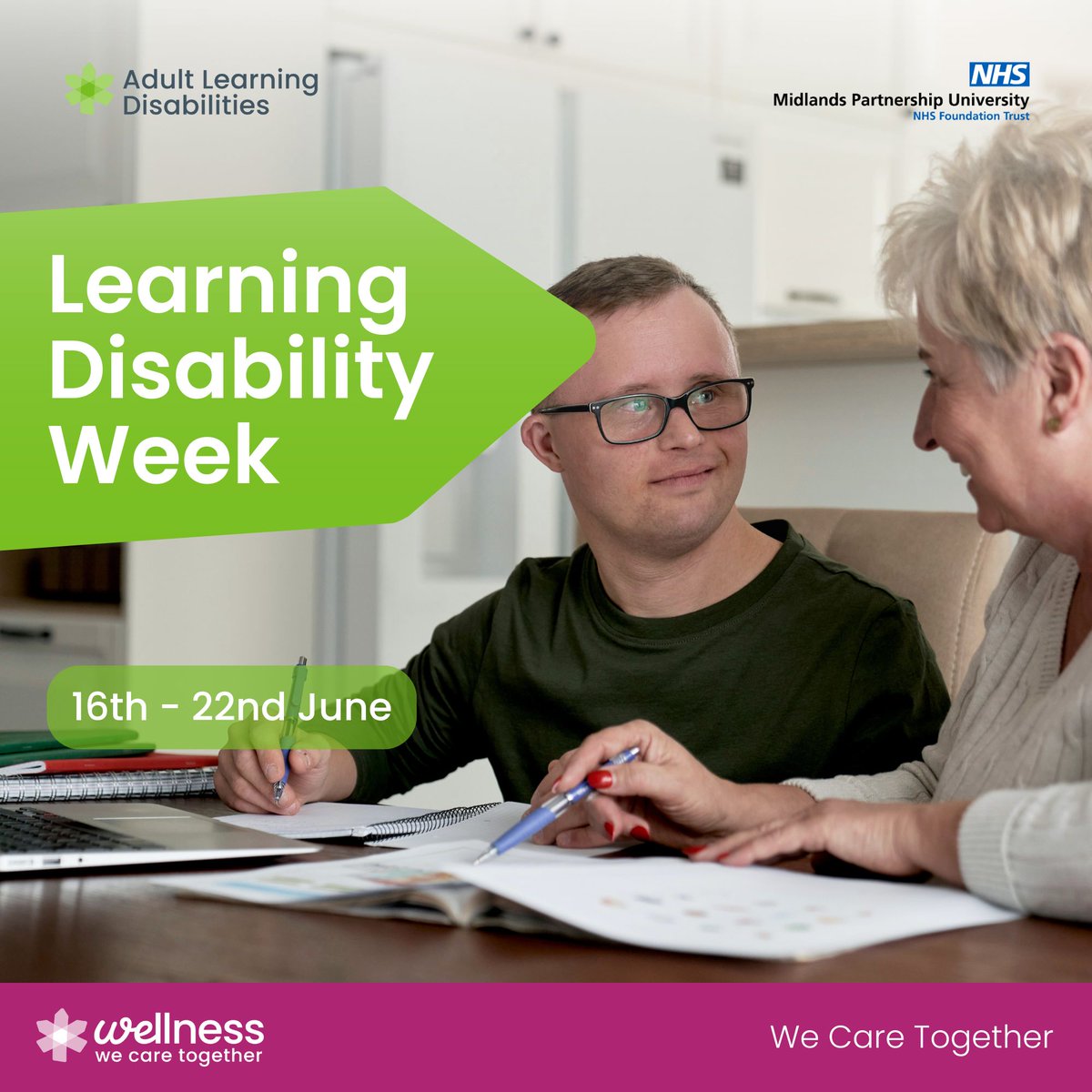 WellnessMPFT's tweet image. Our @mpftnhs Adult Learning Disabilities team provides tailored health &amp;amp; social care to individuals over 18 with #learningdisabilities and complex health needs across Staffordshire &amp;amp; Shropshire.

To find out more, please visit: orlo.uk/wxVBC

#LDWeek