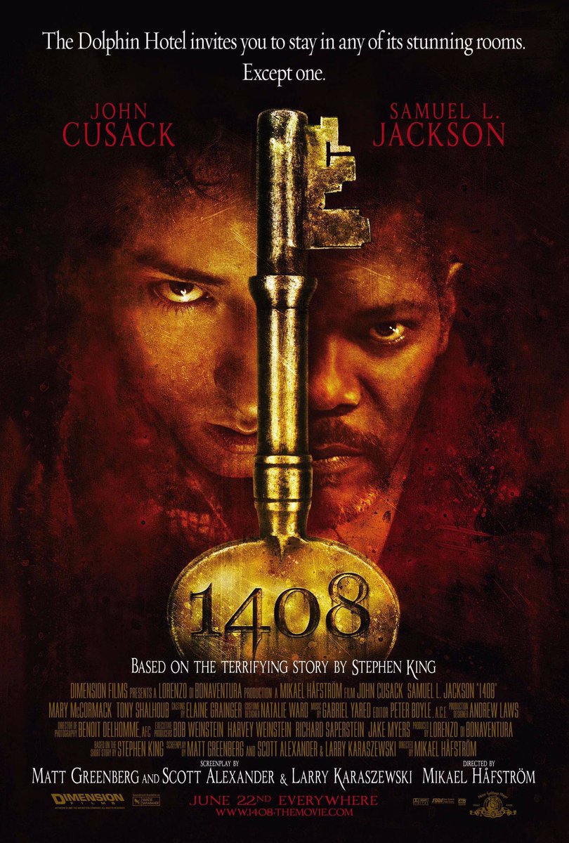 Film News Nostalgia (@filmnewsnos) on Twitter photo 🎬MOVIE HISTORY: 18 years ago today, June 22, 2007, the movie '1408' opened in theaters!
#JohnCusack #SamuelLJackson #MaryMcCormack #TonyShalhoub #LenCariou #JasmineJessicaAnthony #IsiahWhitlockJr #KimThomson #BennyUrquidez <a href="/andrewleepotts/">Andrew Lee Potts</a> #JulesDeJongh #StephenKing 🎬MOVIE HISTORY: 18 years ago today, June 22, 2007, the movie '1408' opened in theaters!
#JohnCusack #SamuelLJackson #MaryMcCormack #TonyShalhoub #LenCariou #JasmineJessicaAnthony #IsiahWhitlockJr #KimThomson #BennyUrquidez <a href="/andrewleepotts/">Andrew Lee Potts</a> #JulesDeJongh #StephenKing