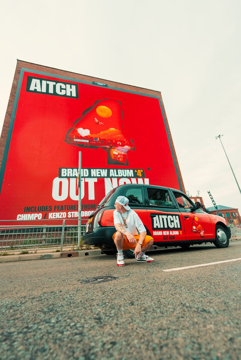 Our latest OOH campaign for <a href="/OfficialAitch/">Aitch</a> and his brand album ‘4’ <a href="/thisisnq/">NQ</a> ❤️4️⃣🐝