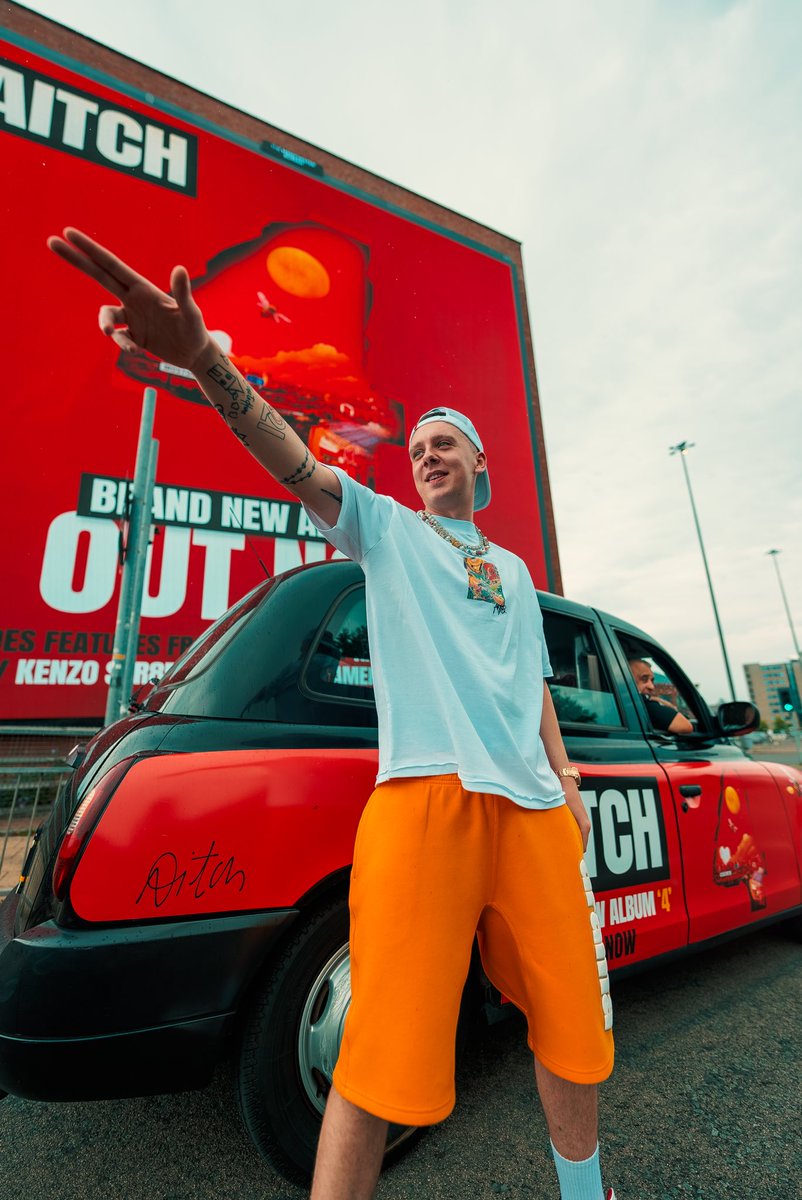Aitch’s brand new album 4 is Out Now
<a href="/OfficialAitch/">Aitch</a> 

Billboards &amp; Taxi wraps by <a href="/BreakingAdsAgcy/">Breaking Ads Agency</a> <a href="/OOHWithJess/">OOH With Jess 🌏🇬🇧🇺🇲</a>
