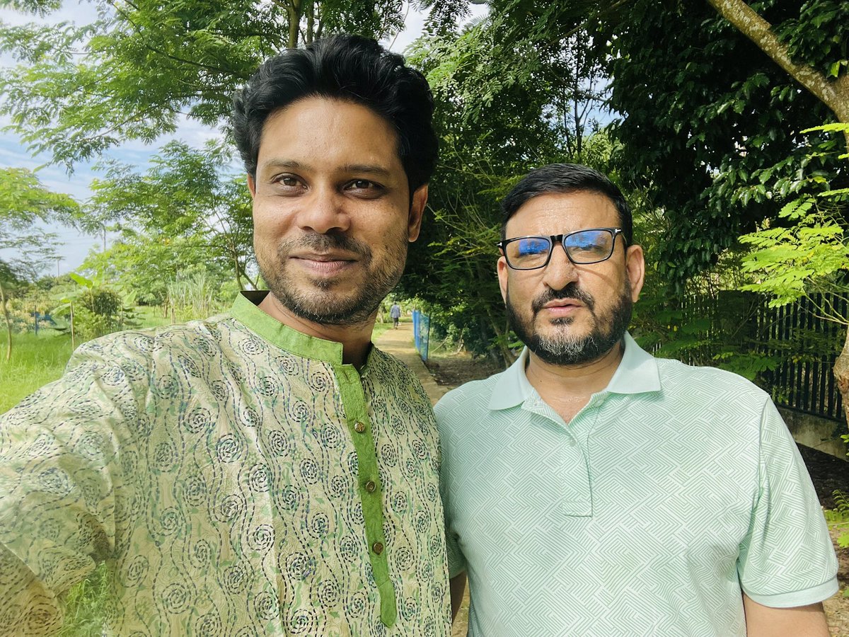 jenifarSade's tweet image. My cousin brother U.S.A New York, a prominent businessman (owner B&amp;amp;R perfume) Mr. Gias Ahmed and my husband visited Metropolitan University, accompanied by the University Treasurer and the Chairman of Sylhet Club.