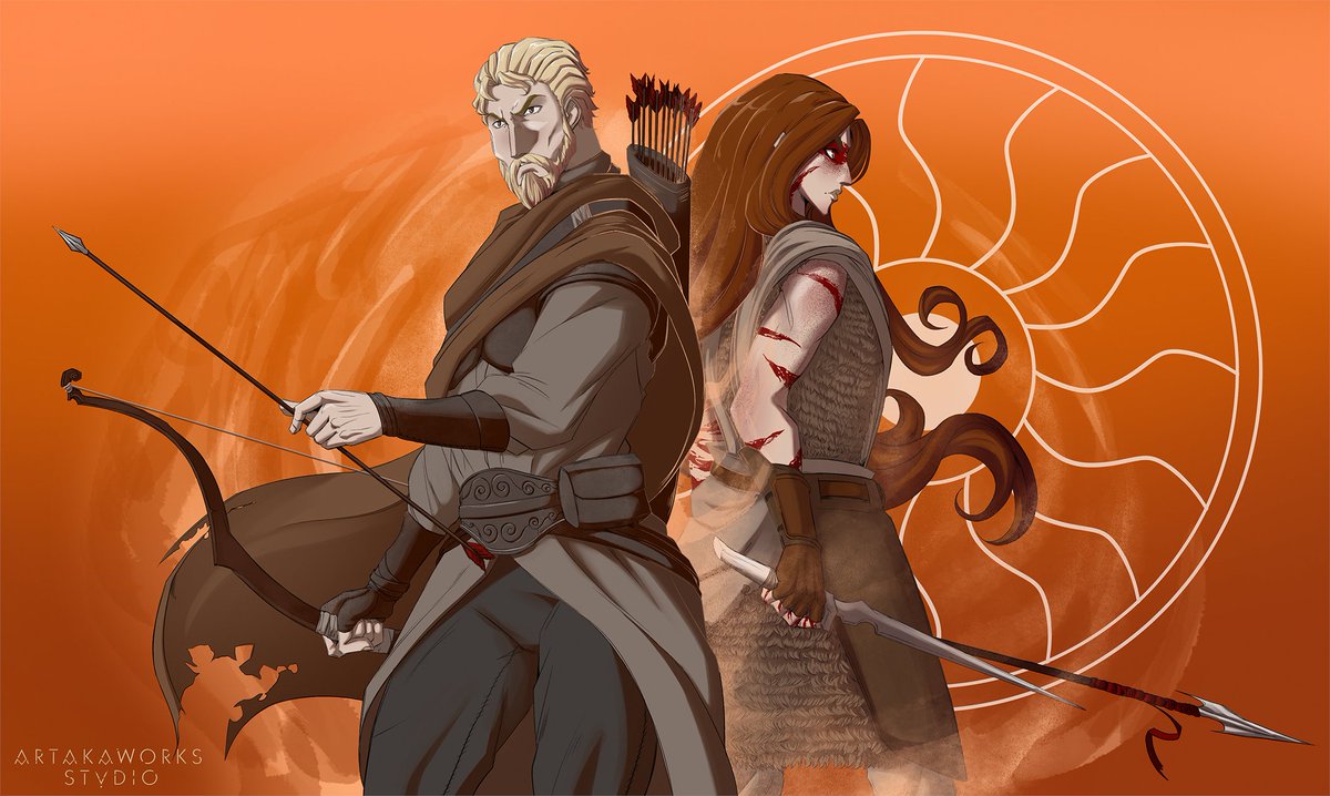 ArtakaWorks's tweet photo. Key art for the Fourth Nation, featuring Orkham and Holesh!

Read the full article on the characters of 'The Lost Nation Saga' here:
https://t.co/7dzEv494gv

#characterart #digitalart #illustration #conceptart #artakaworks #artakworksstudio https://t.co/LUTR7O7mx8