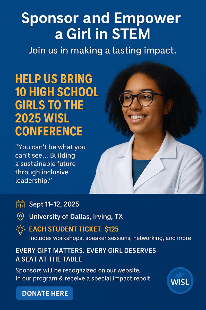 ANWEP2's tweet photo. 🔗 https://t.co/MTQQm7M9lO
#WISL2025 #WomenInSTEM #STEMLeadership#SponsorAGirl #DiversityInSTEM #STEMEducation#GiveBack https://t.co/UewCNdEOVK