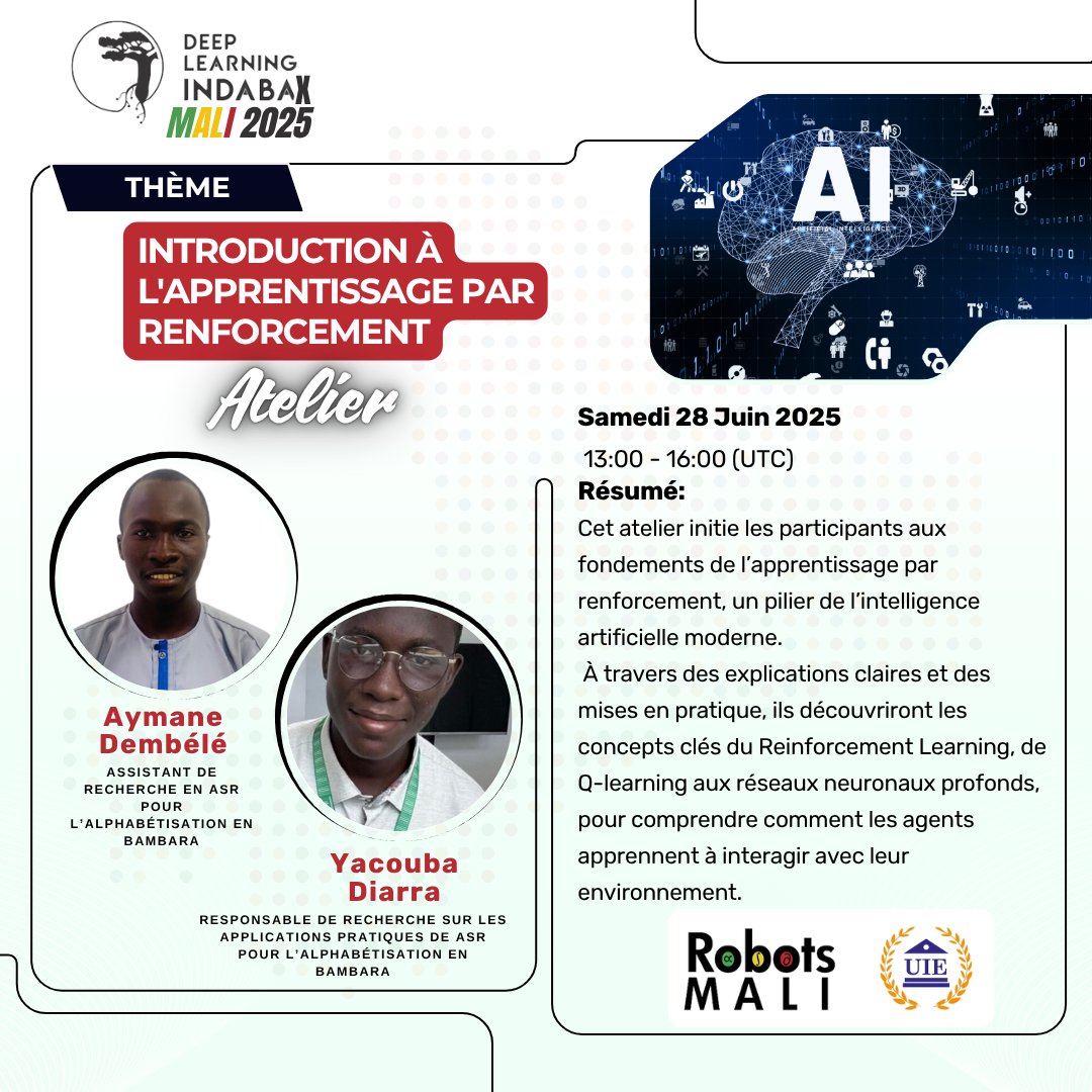 Deep Learning IndabaX Mali tweet media