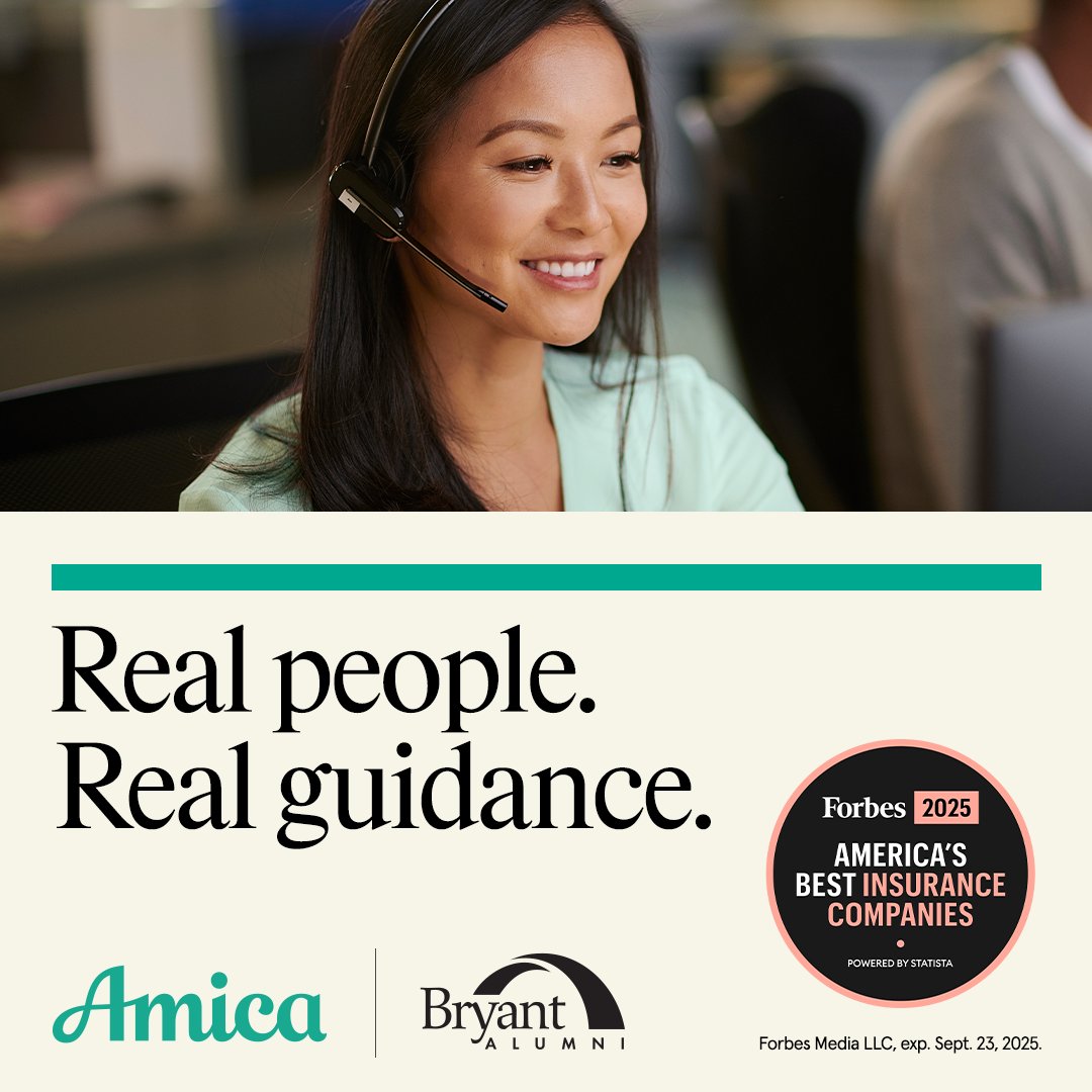 Bryant University Alumni (@bryantalumni) on Twitter photo The partnership between <a href="/BryantUniv/">Bryant University</a> and <a href="/Amica/">Amica Insurance</a> has put customers first for more than 20 years. Amica knows that you have unique insurance needs, and offers policies that are tailored to you and your family. Learn more: amica.com/?utm_source=fb…. The partnership between <a href="/BryantUniv/">Bryant University</a> and <a href="/Amica/">Amica Insurance</a> has put customers first for more than 20 years. Amica knows that you have unique insurance needs, and offers policies that are tailored to you and your family. Learn more: amica.com/?utm_source=fb….