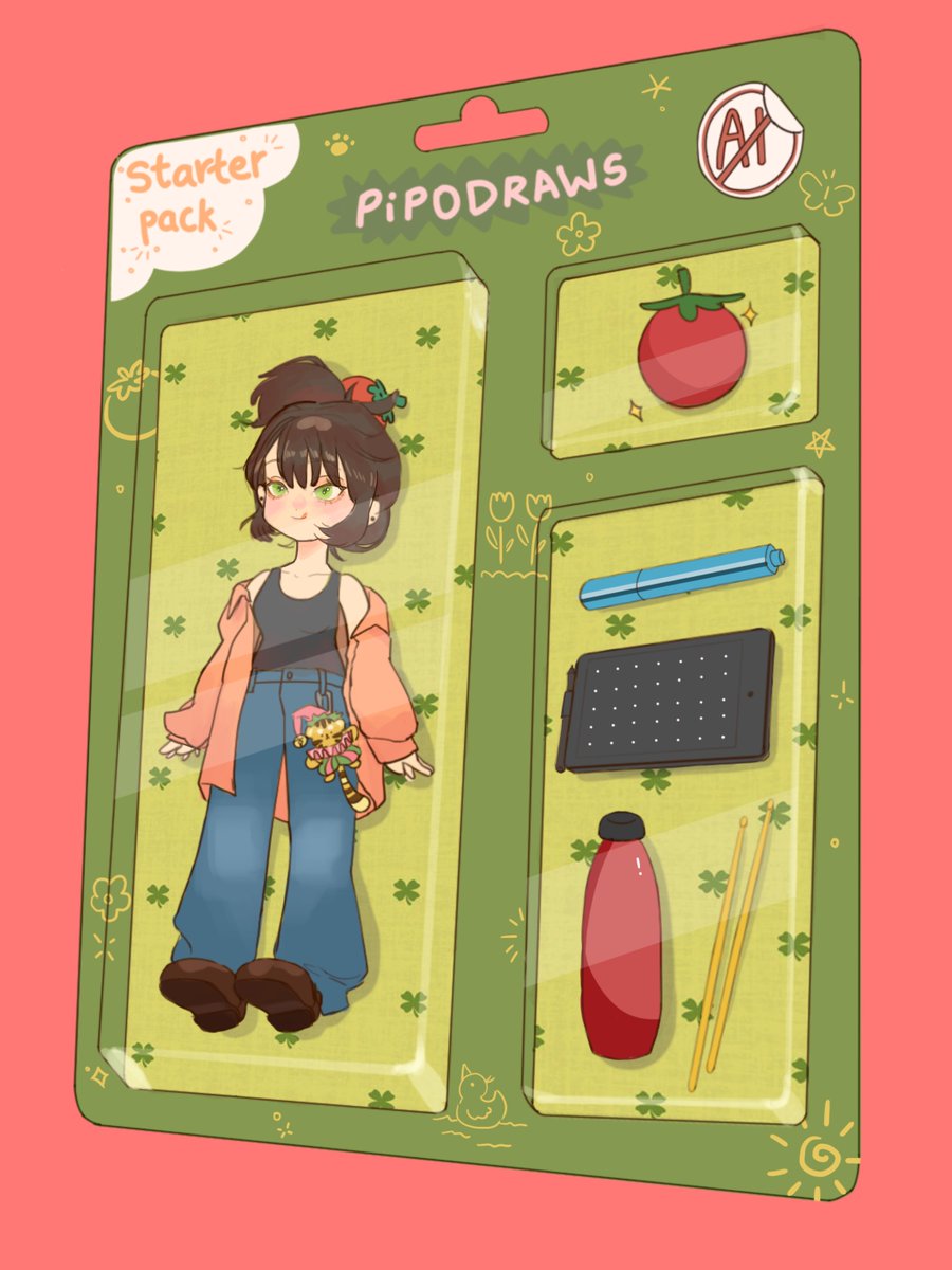 wotormelons's tweet image. Heyy! My commissions are open!✨
I don’t have a VGen (yet) but I promise I’m a real human artist, not a bot lol. My prices are pretty affordable too! 💕Examples of my art are below feel free to check them out and DM/reply if you’re interested!
#comissionsopen