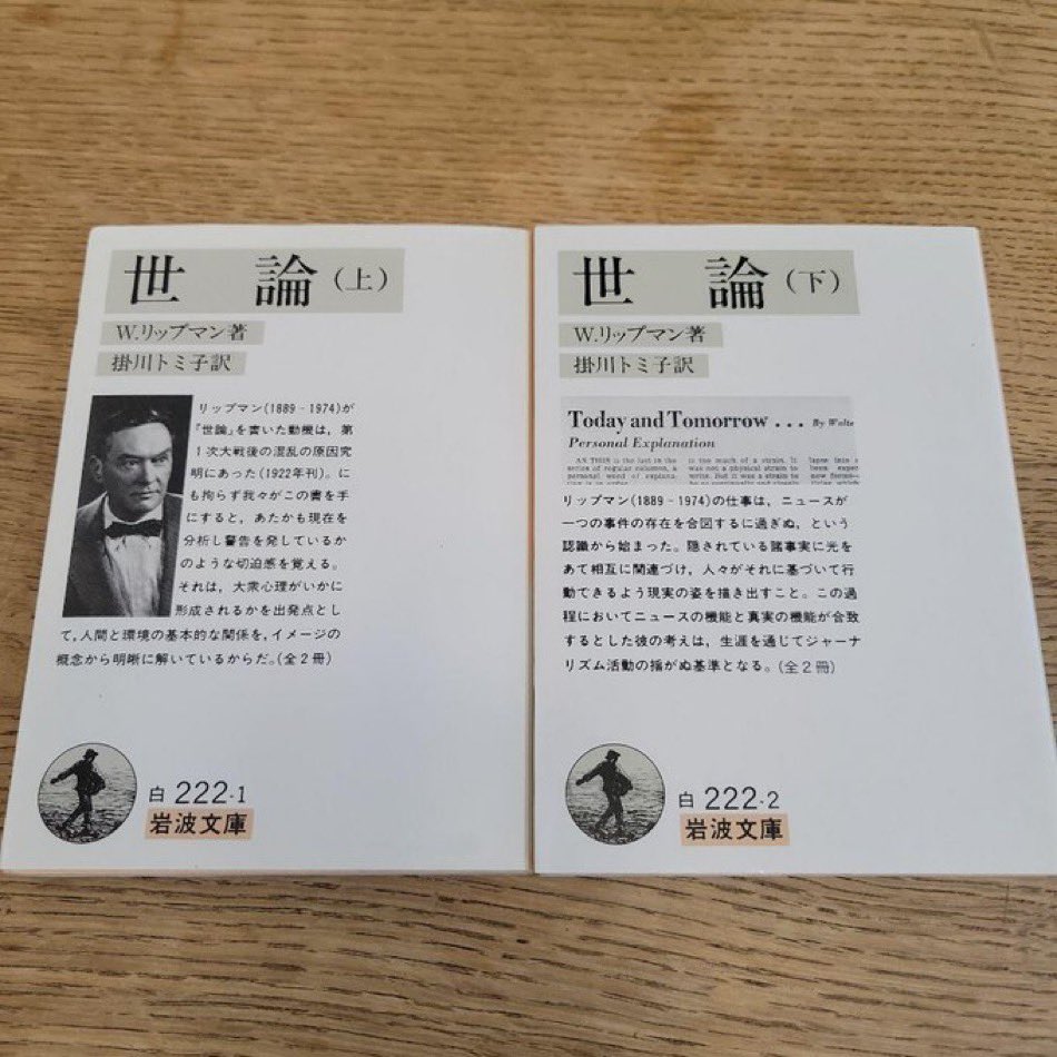 大衆の脳内にはメディアによって作られた疑似環境が存在し、その歪んだ認識（ステレオタイプ）にしたがって物事を理解する。

少ない読書時間、労働による疲労、生活の不安、都市の喧騒にさらされる大衆はこの歪みを修正できない。好みのステレオタイプを選べるだけ。

読みながら絶望的な気分になる。