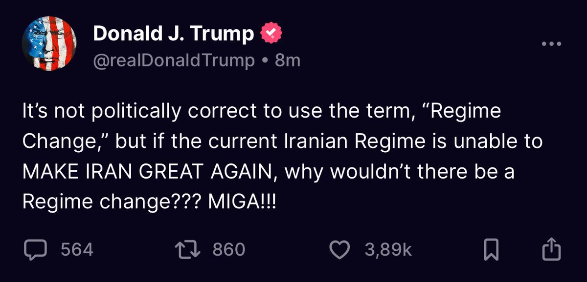 He actually said MIGA 💀