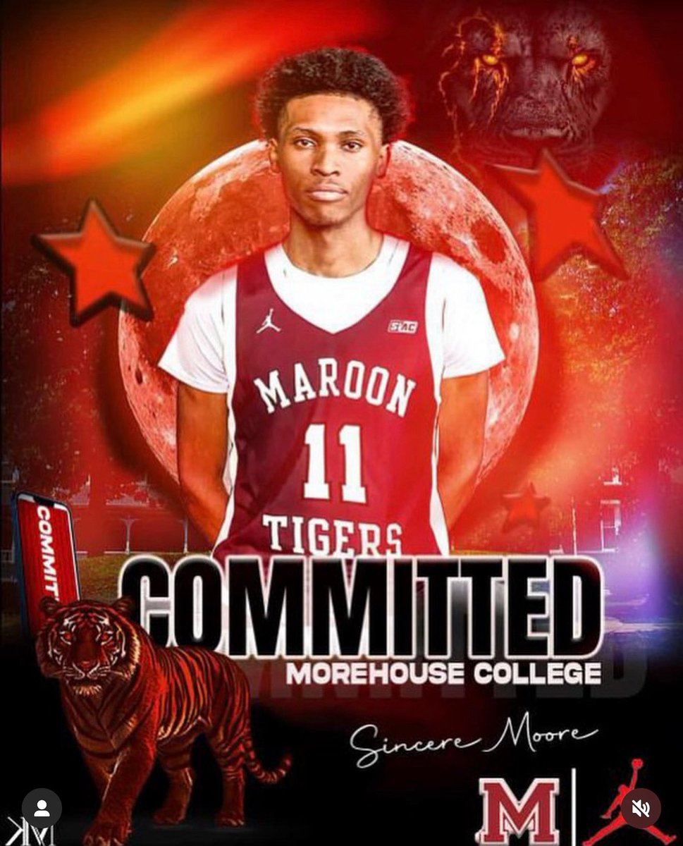 Congratulations to Sincere Moore on his commitment to Morehouse College. Sincere had a big year leading us in Points, Rebounds and Steals. He was named to the All Rookie Team, First Team All Region, All Academic Team, and Honorable Mention All American as well.