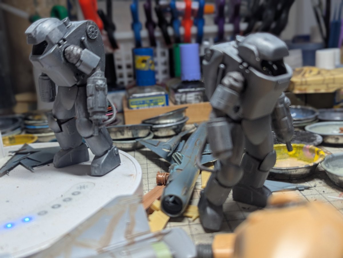 AFSMk.Ⅱも組み上がりました　#マシーネン #SF3D