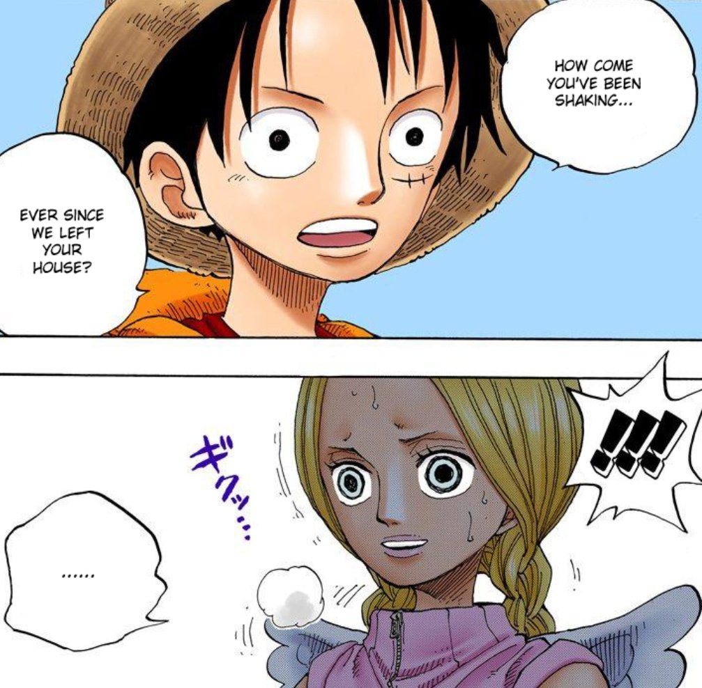 Luffy seems unaware most of the time, then he hits you with a line like this