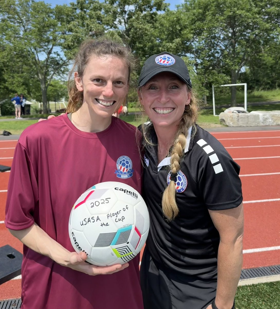 MASS_Soccer's tweet image. 👏Tip of our cap to Woman of the Match @LazersRdsl Taylor Wingerden for scoring a brace in today’s @USASARegion1 Final and helping her team advance to the @USAdultSoccer National Final Four!
🙌 Taylor