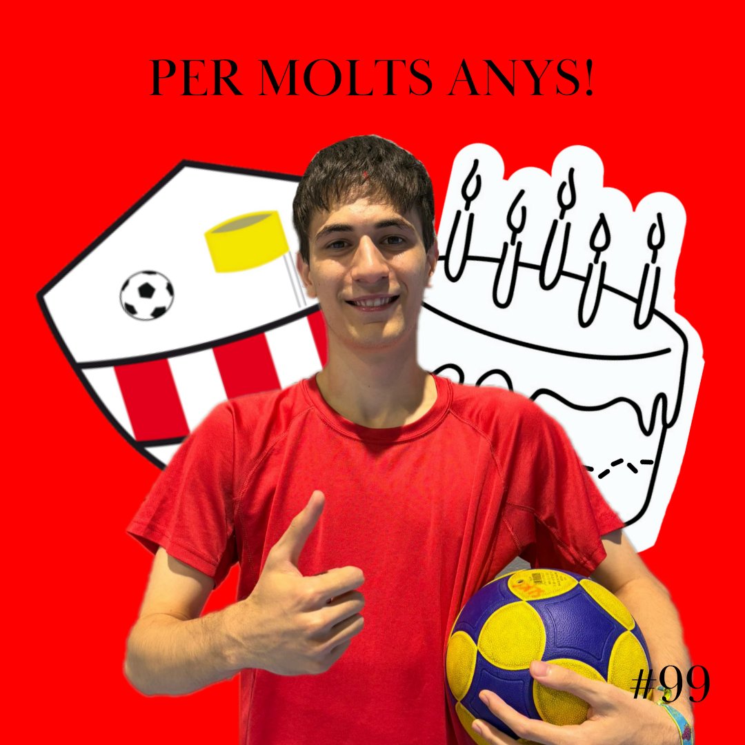 🔴⚪ Estem de nou de celebració i avui ens toca felicitar al nostre jugador més jove de l'equip. 🍼🐣

Porta el korfbal a la sang i això li ve de família, li posa molt d'empeny a dins del camp i sempre porta un somriure a la boca. 😁

Moltes felicitats, Nhil! 🎂🎁🥂

#slkc