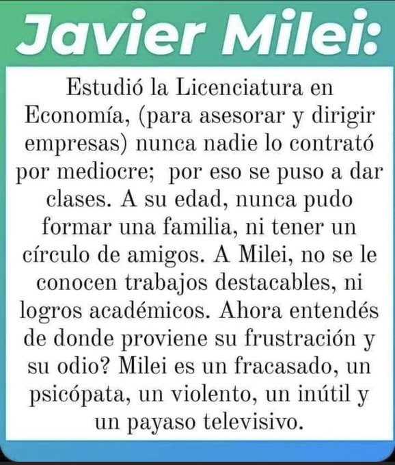 🚨Las consecuencias de no hacer terapia cuando lo necesitás.  

CUANDO MUY EVIDENTEMENTE LA NECESITÁS  😂

El verdadero fracasado.