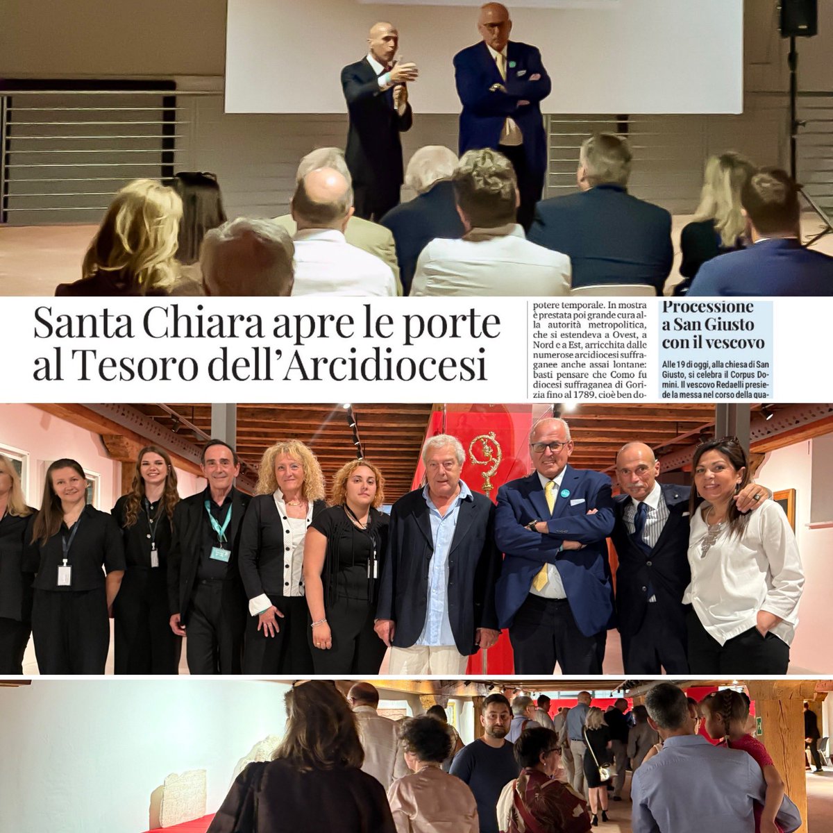 ✅ GIOIELLI 💎 E TESORI MAI VISTI PRIMA … 
 INAUGURATA LA MOSTRA “DA #AQUILEIA A #GORIZIA IL TESORO DELL’ARCIDIOCESI” 🖼️
<a href="/il_piccolo/">Il Piccolo</a> <a href="/TgrRaiFVG/">Tgr Rai Friuli Venezia Giulia</a> <a href="/iMagazineTwit/">iMagazine</a> <a href="/diariodigorizia/">Diario di Gorizia</a> <a href="/Ansa_Fvg/">Ansa Friuli V.Giulia</a> <a href="/ilgoriziano/">Il Goriziano</a> <a href="/Gorizia_News/">GORIZIA.news</a> <a href="/IlFriuli/">ilFriuli</a> <a href="/primorskiD/">Primorski dnevnik</a> <a href="/Noviglas/">Novi glas</a> <a href="/euroregionenews/">EuroregioneNews</a> <a href="/puntozerofm/">Radio Punto Zero FVG</a>