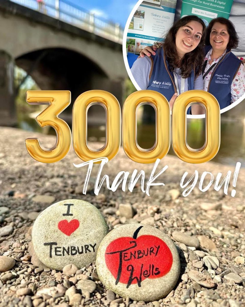 ✨ 🎉 We’ve Hit 3,000 FB Followers! 🎉✨

Wow — what a journey! Thanks for following, liking, sharing, and championing all things

We love Tenbury and everything it offers… and we’re just getting started! 👀 
Marina and Lauren x

#TenburyWells #VisitTenburyWells #Worcestershire
