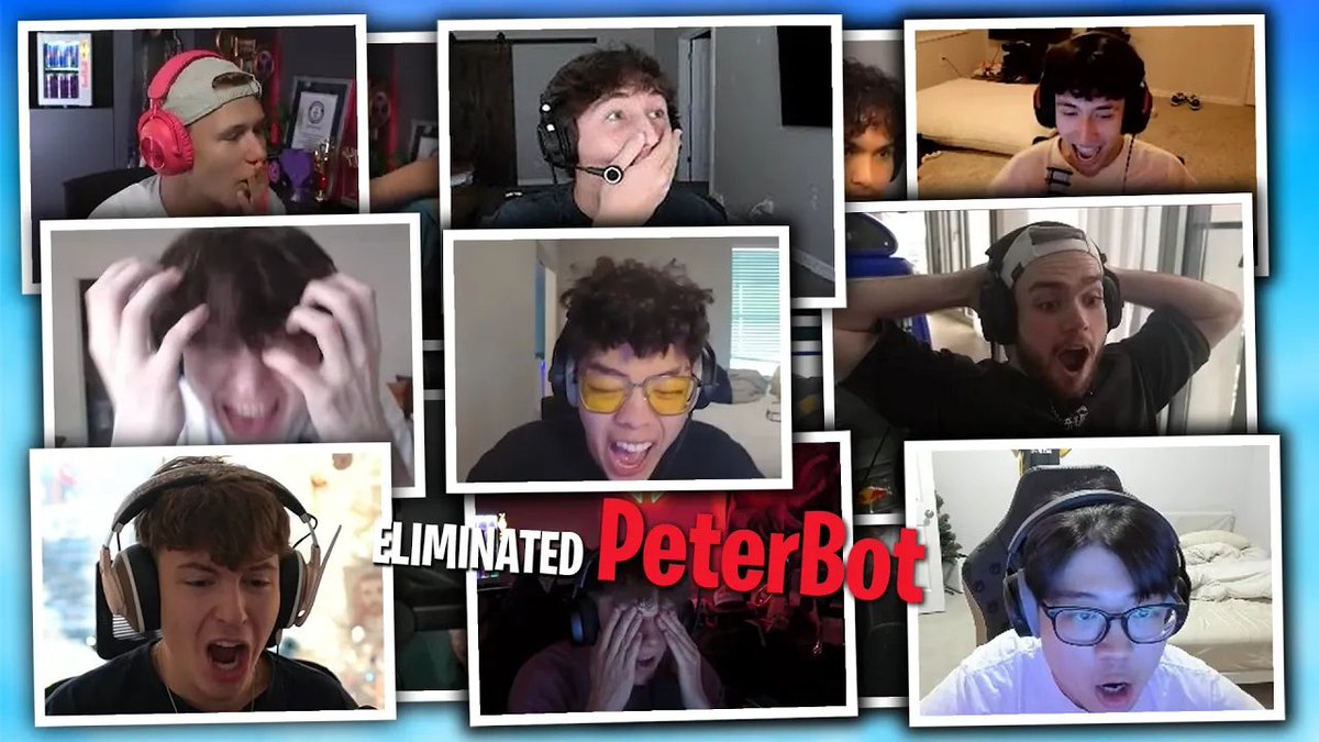 DefaultSkinYT's tweet photo. Pros Reaction to KILLING Peterbot in Fortnite
https://t.co/ZbEPxSjrwZ https://t.co/kWeMtQdsRj