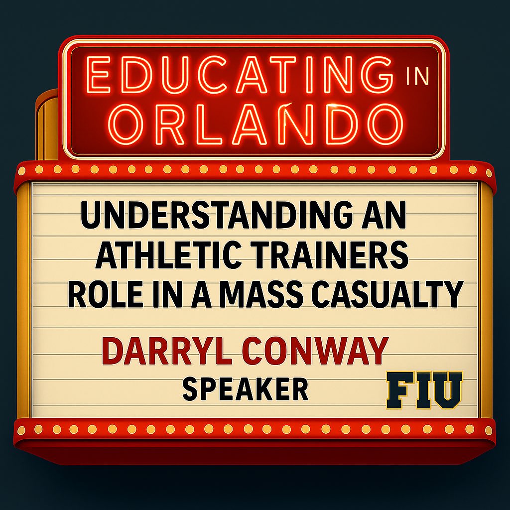 FIU_AT's tweet image. Showtime - Darryl Conway likely to fill the room! 🐾