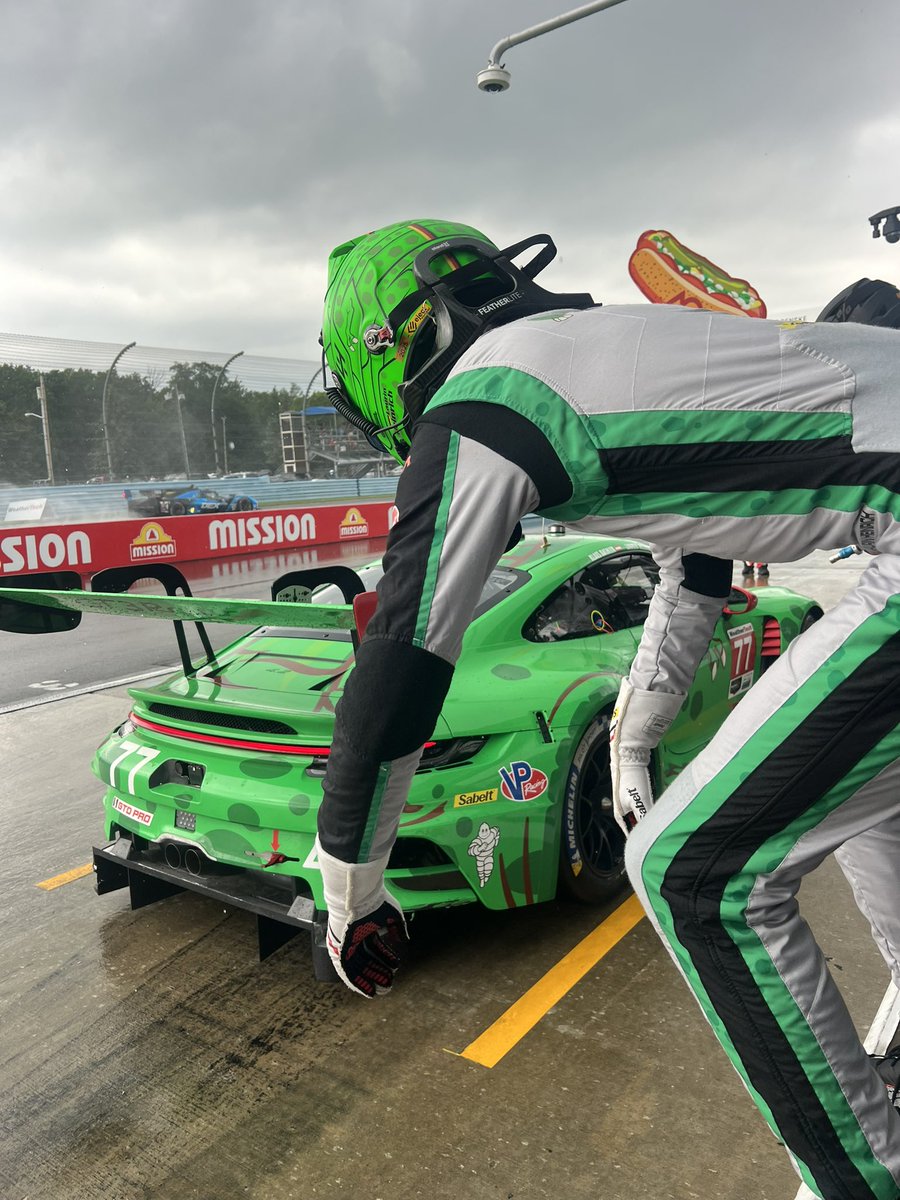 AORacingUSA's tweet photo. .@laurinheinrich_, the champ, ready to take over from Klaus. https://t.co/07667tn7XV