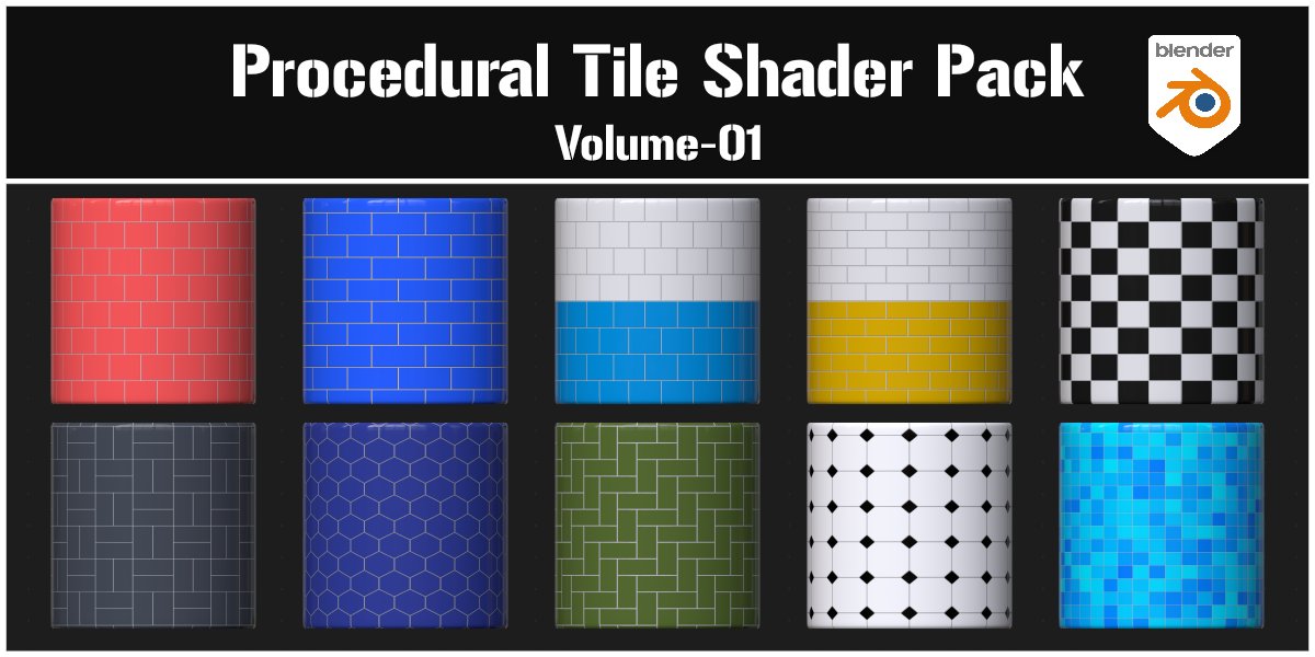 CGCocktail's tweet image. Procedural Tile Shader Pack vol - 01 has 10 unique tile designs and lets you easily customize them to fit your style.

Available on : 
Gumroad
cgcocktail.gumroad.com/l/procedural-t…

Superhive (Blender Market)
superhivemarket.com/products/proce…

#blender  #blendershader #CGCocktail #gumroad #superhive