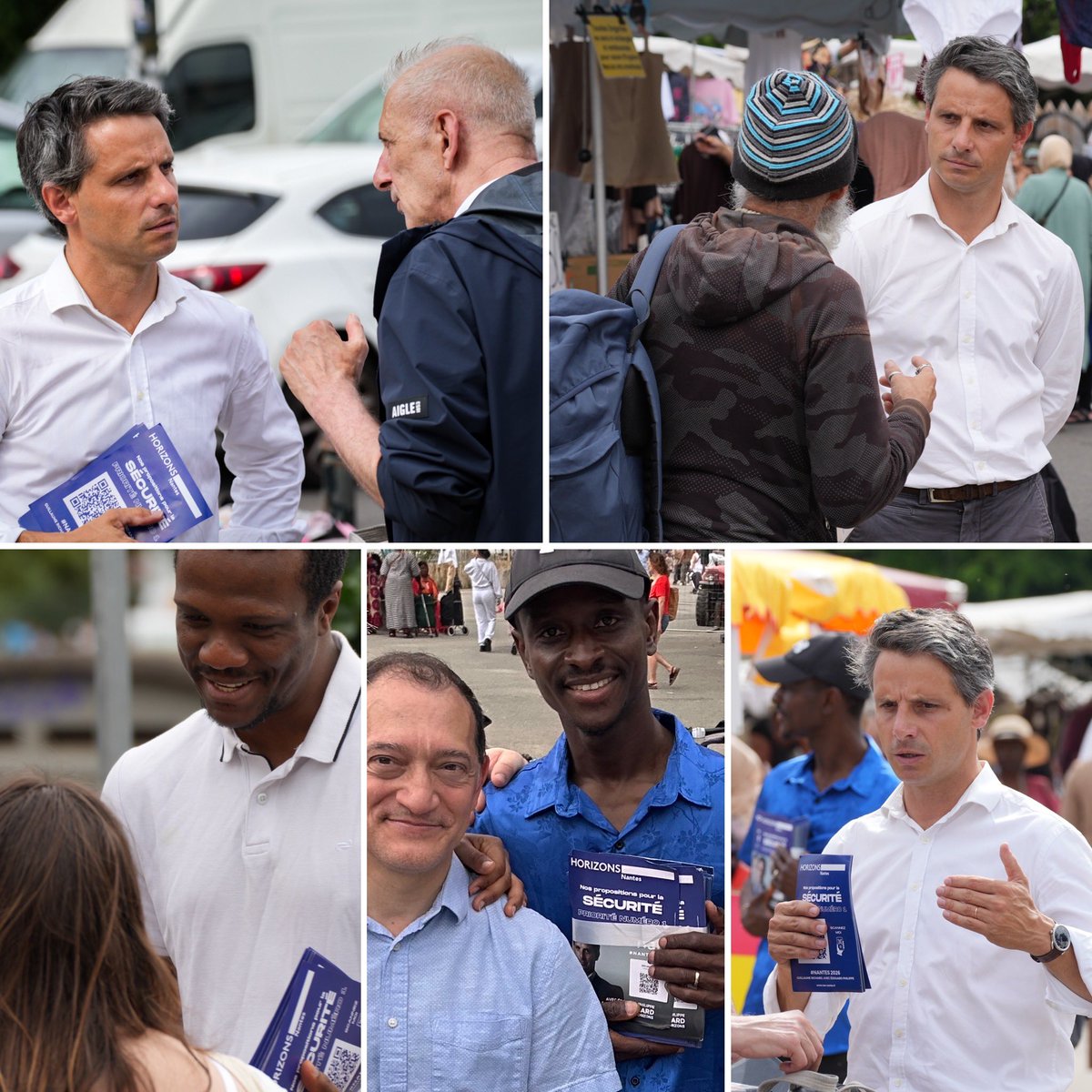 Hier matin, nous étions au marché de la petite Hollande à #Nantes pour échanger autour de nos premières propositions sur la #sécurité, et particulièrement de la <a href="/PoliceMun/">Police Municipale</a> 
#policemunicipale
Nos propositions pour #Nantes2026👇

nao-nantes.fr/la-police-muni…

#horizons