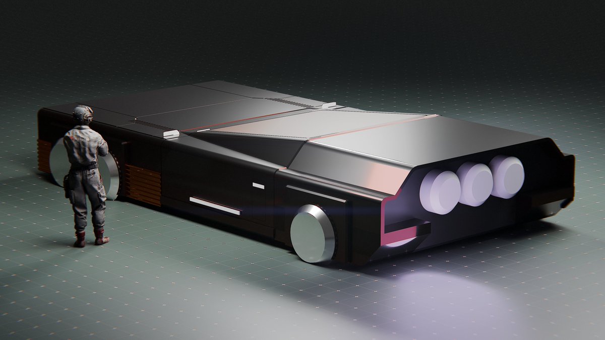 #wipart of a car in Plasticity. It is more of a scifi car, minimalist, could suit a world which is made up of brutalist architecture.
#plasticity #blender #hardsurface #scifiart #cadmodelling #3dartwork