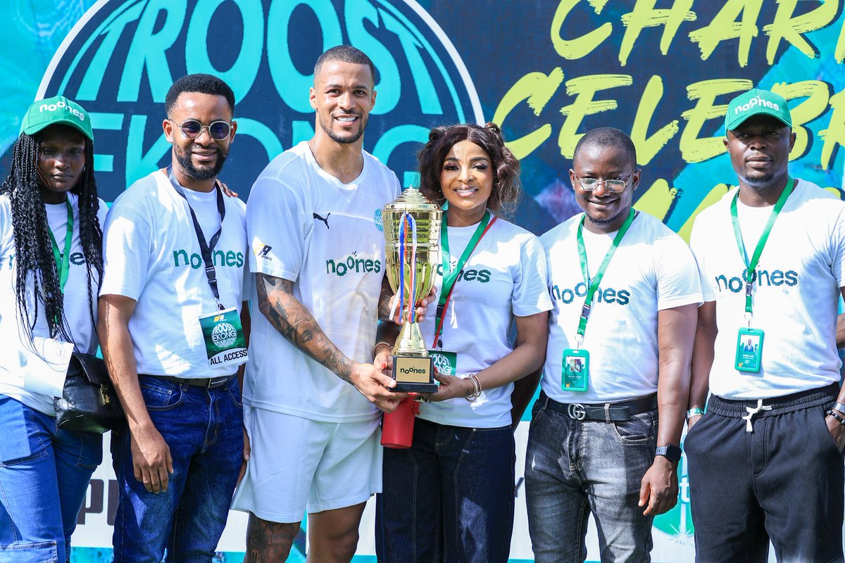 POOJA!!! (@poojamedia) on Twitter photo Gov. SanwoOlu among other legends graced the <a href="/WTroostEkong/">William Troost-Ekong (M.O.N)</a>'s Charity match in Lagos. #NoOnesxTEF Gov. SanwoOlu among other legends graced the <a href="/WTroostEkong/">William Troost-Ekong (M.O.N)</a>'s Charity match in Lagos. #NoOnesxTEF