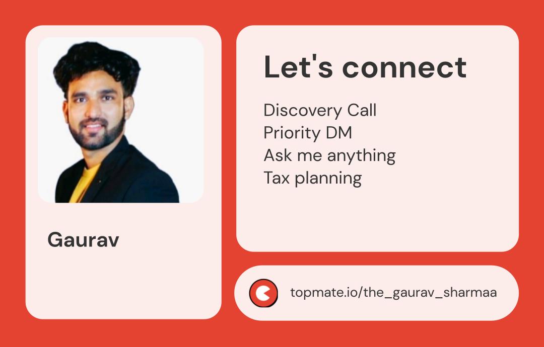 GAURAVS50773777's tweet image. 🚀 Hey everyone!

I’m excited to announce that I’ve launched my own page on Topmate!

I can’t wait to connect with all of you!

🤝 Now it’s time to give back to the community.

Your support means the world to me!

#Mentorship #GiveBackToCommunity

topmate.io/the_gaurav_sha…