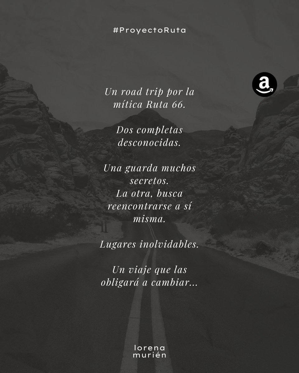 🌵🏜 Algo nuevo está en camino... y huele a carretera y a secretos por desvelar. ¡Os presento #𝑷𝒓𝒐𝒚𝒆𝒄𝒕𝒐𝑹𝒖𝒕𝒂.ᐟ Próximamente...

Dos desconocidas.
Un viaje por la Ruta 66. 🚗💨
Lugares que marcan.
Historias que pesan.
Y un destino que cambiará sus vidas para siempre.