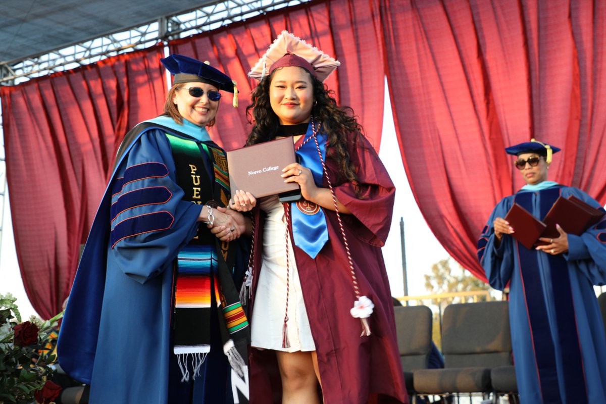 One more time as the graduates walked on stage receiving their degrees or certificates. 🎓✨ So proud of the #Classof2025! Congratulations to all our amazing graduates! 🎉🙌 #NCgrad2025 #NC_Commencement2025 #MustangPride #GraduationDay