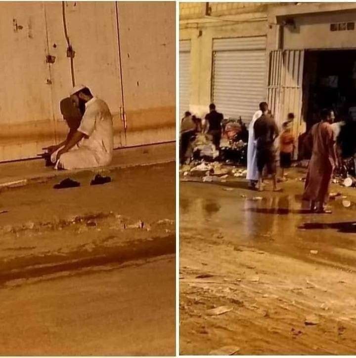 A trader's shop burned down in Algeria 🇩🇿 where he lost all his life long savings. However, to the surprise of people, rather than screaming about his loss, he requested water, performed Wudu and offered 2 Nafal. 
Later he said, if I have to cry, I will cry in front of Allah ﷻ