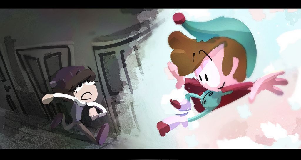 Just a dream away...

Art by: @art_i_choked_ on Instagram

#indieanimation #art #painting #cartoon #c204animation