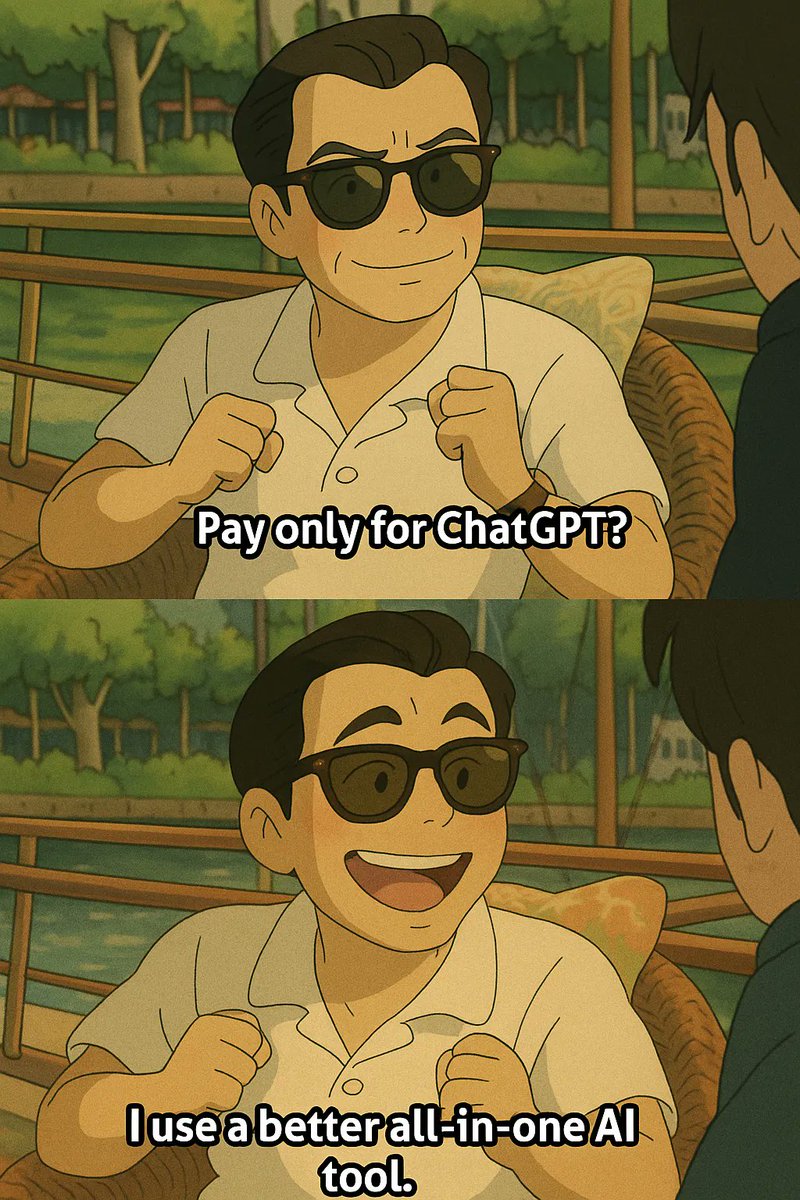 ajitcodes's tweet image. 🤖Claude 4 → Next-gen smarts 
✨ChatGPT → Logic powerhouse 
🎨MidJourney v7 → Artistic AI leader 
💎Gemini 2.5 Pro→ Google’s AI gem 
🧠DeepSeek-R1 → Research genius 
🫏Llama 4 → Open-source hero 
🔍Perplexity → Intelligent search 
📹Runway → Cutting-edge AI video

and…