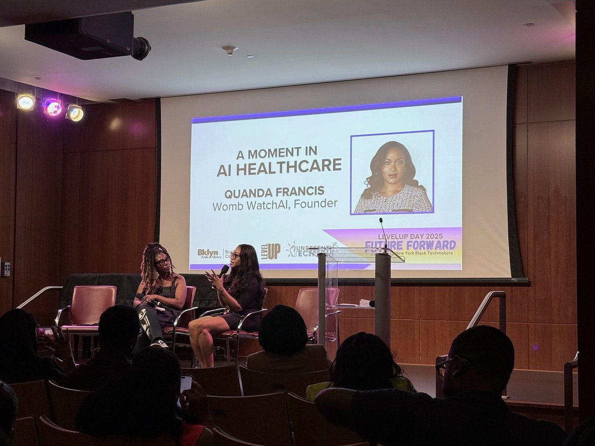 QuandaFrancis's tweet photo. Still feeling the energy from Level Up: Juneteenth Tech Edition—what an incredible gathering of purpose-driven innovators, doers, and builders. I’m especially thankful for the opportunity to meet and collaborate with women who get it.
Who get that our communities can’t afford to wait. Who understand that the solutions to our problems must come from us. And who know that the way forward is through collective power, collaboration, and shared commitment.
We’re not here to compete—we’re here to co-create, uplift, and deliver results that shift systems.
Grateful for the space, the sisterhood, and the alignment. Let’s keep building—together.
#JuneteenthTech #LevelUp #WomenInTech #InnovationForEquity #WombWatchAI #TechForChange