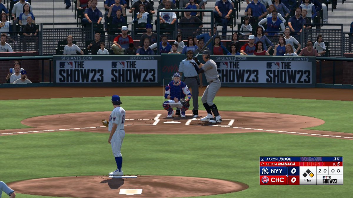 baroshun's tweet photo. 今永0から作った!顔はまだ直しますがフォームとケツは完璧👌#MLBTheShow23 https://t.co/ehSjXkXnXR