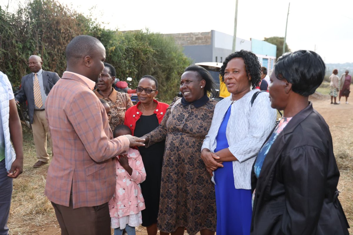 "For a mere moment I have forsaken you, But with great mercies I will gather you." Isaiah 54:4

Joined friends and neighbours at Kiganjo,Thika to condole the family of Mr. Methu on passing of their matriarch Mama Jane Wangari,