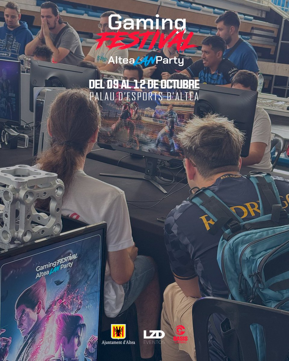 AlteaLanParty's tweet photo. ¡Solo quedan 15 entradas Early Bird! 🔥

En menos de cinco meses volveremos con una edición de Altea LAN Party 2025 llena de diversión, competición y muuuuucho gaming. ¡No te quedes sin tus entradas desde 25€!

🎟️https://t.co/Jxp0NP64qR https://t.co/69b6sJRVzn