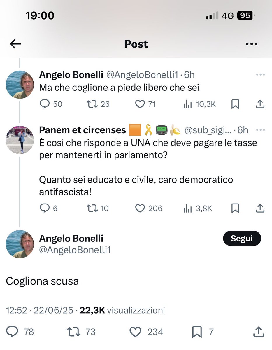 Ma solo gli avvocati hanno un codice deontologico da rispettare che anche quando stai per i tuoi fatti privati devi rimanere integerrimo altrimenti?
