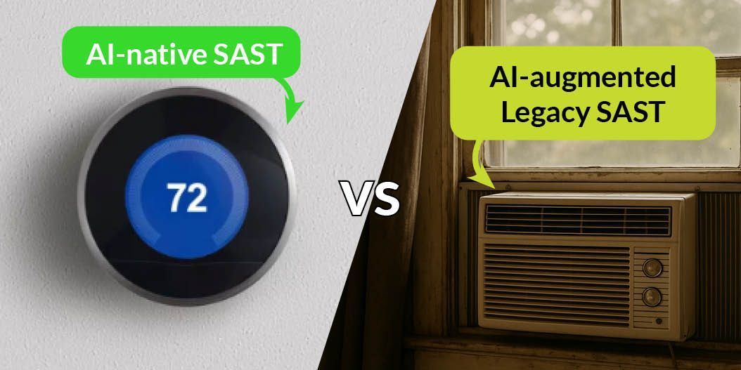 AppSec Village (@appsec_village) on Twitter photo AI-retrofitted SAST = window unit.
AI-native SAST = central air.
One cools a room.
The other protects your whole house.
Check out our sponsor <a href="/DryRunSecurity/">DryRunSecurity</a>'s blog post on why architecture matters:
na2.hubs.ly/y0fD_F0
#AppSec #SAST #AI #DevSecOps #Cybersecurity AI-retrofitted SAST = window unit.
AI-native SAST = central air.
One cools a room.
The other protects your whole house.
Check out our sponsor <a href="/DryRunSecurity/">DryRunSecurity</a>'s blog post on why architecture matters:
na2.hubs.ly/y0fD_F0
#AppSec #SAST #AI #DevSecOps #Cybersecurity