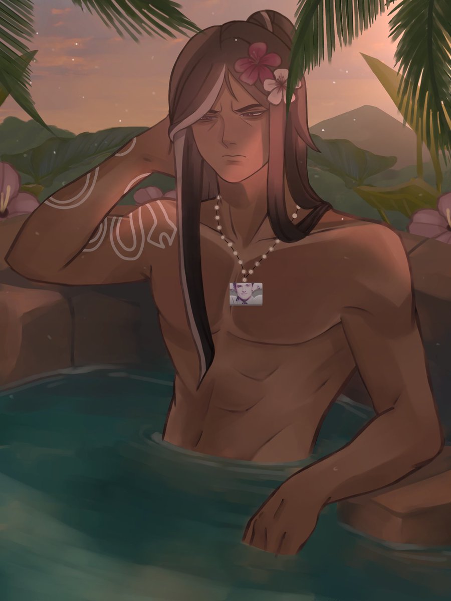 Vexxisvb's tweet photo. Let the father take a dip on such hot days
👙🍉⛱️🌺🌊🌅

#cookierunkingdom #cookierun #darkcacaocookie https://t.co/xqISpk9KYT