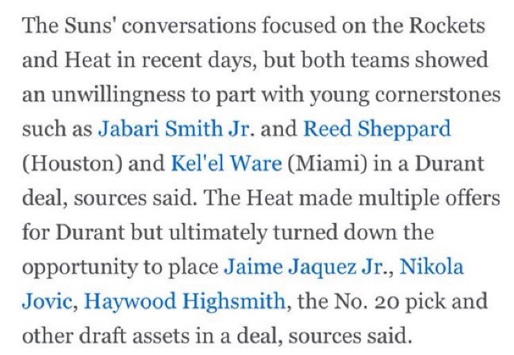 COULD HAVE GOTTEN KEVIN DURANT WITHOUT GIVING UP WARE OR FUTURE FRPS AND SAID NO LMAOOOO