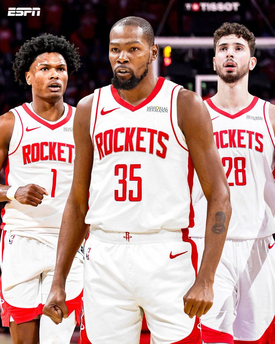 Hoop Central (@thehoopcentral) on Twitter photo Kevin Durant
Alperen Şengün
Amen Thompson
Fred VanVleet
Jabari Smith Jr.
Steven Adams
Tari Eason
Reed Sheppard
Cam Whitmore
+ more
TITLE CONTENDER. 🔥 (via <a href="/SportsCenter/">SportsCenter</a>) Kevin Durant
Alperen Şengün
Amen Thompson
Fred VanVleet
Jabari Smith Jr.
Steven Adams
Tari Eason
Reed Sheppard
Cam Whitmore
+ more
TITLE CONTENDER. 🔥 (via <a href="/SportsCenter/">SportsCenter</a>)