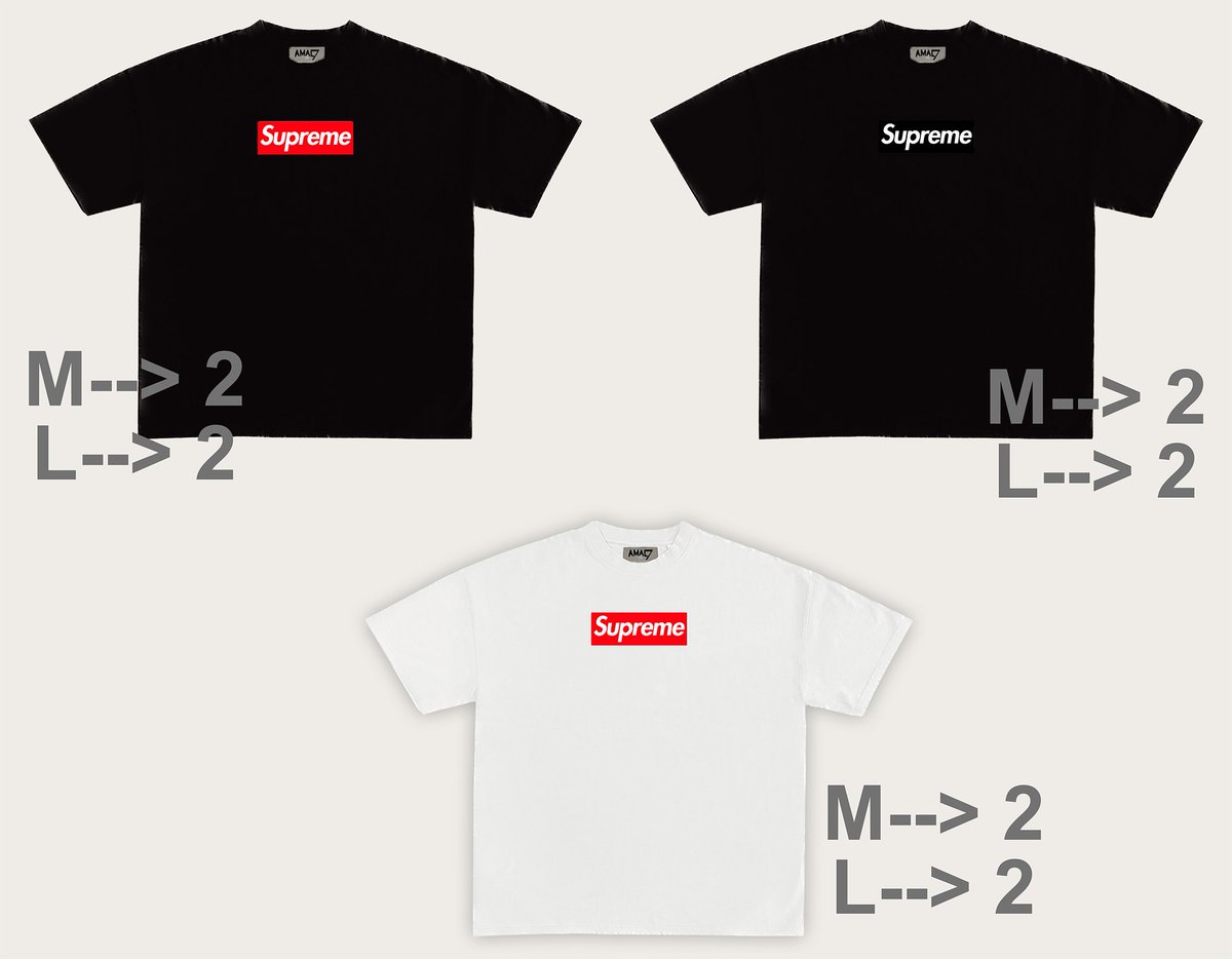 OMamadoudiallo's tweet image. ***Unofficial // Official supreme Box
logo tease ***
Selling Supreme Box logo t shirts
Concept Stolen, Designed, Created by me and (
Black on Black
Red on BLK
Red on White

$30 USD #FIRSTCOMEFIRSTSERVE #verylimited
#AVAILABLESOON #supremenewyork #supremeboxlogo #jamesjebbia