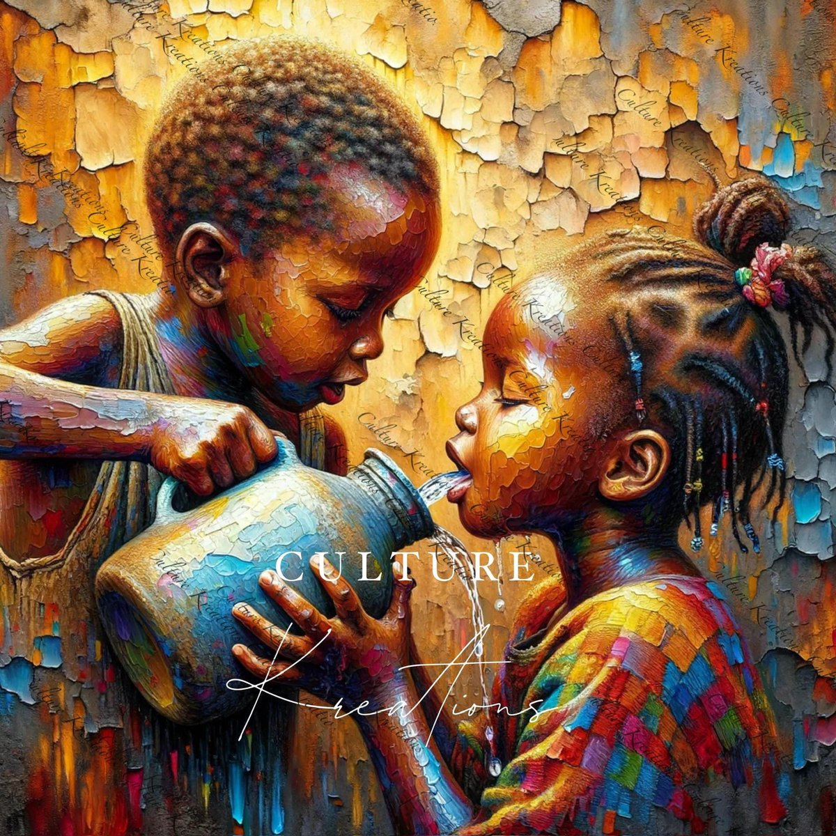 AuthorJoeNBrown's tweet image. Matthew 10:42 - ‘And whosoever shall give to drink unto one of these LITTLE ONES a cup of cold water 🧊🧉 only in the name of a disciple, verily I say unto you, he shall in no wise lose his reward’.  #SundayScripture #Water 💦 🫗🧊 #LittleOnes #BibleVerse #BibleStudy #BlackArt