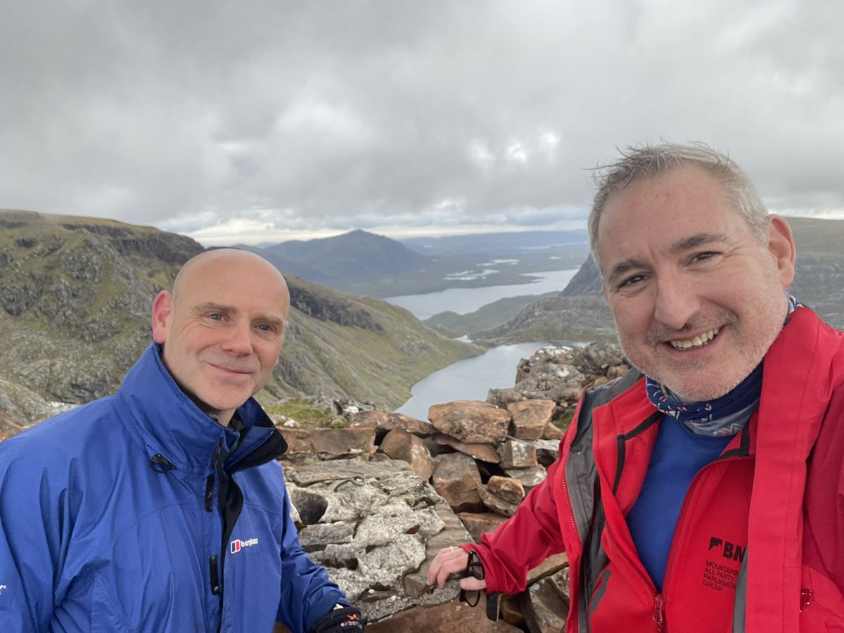 GregMulholland1's tweet photo. A huge prize for the #MunroBagger, A' Mhaighdean & Ruadh Stac Mor in remote Fisherfield, 5k bike & 13k walk in from Poolewe. Overnight camp at Carnmore then walk out. Stunning area. 35 Munros left to do. https://t.co/dOomHXSpi4