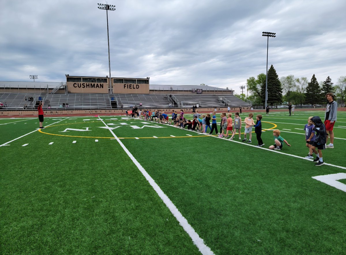Today's Youth Track Camp will happen rain or shine. We will move indoors to Red River High School if needed. See you at 1!