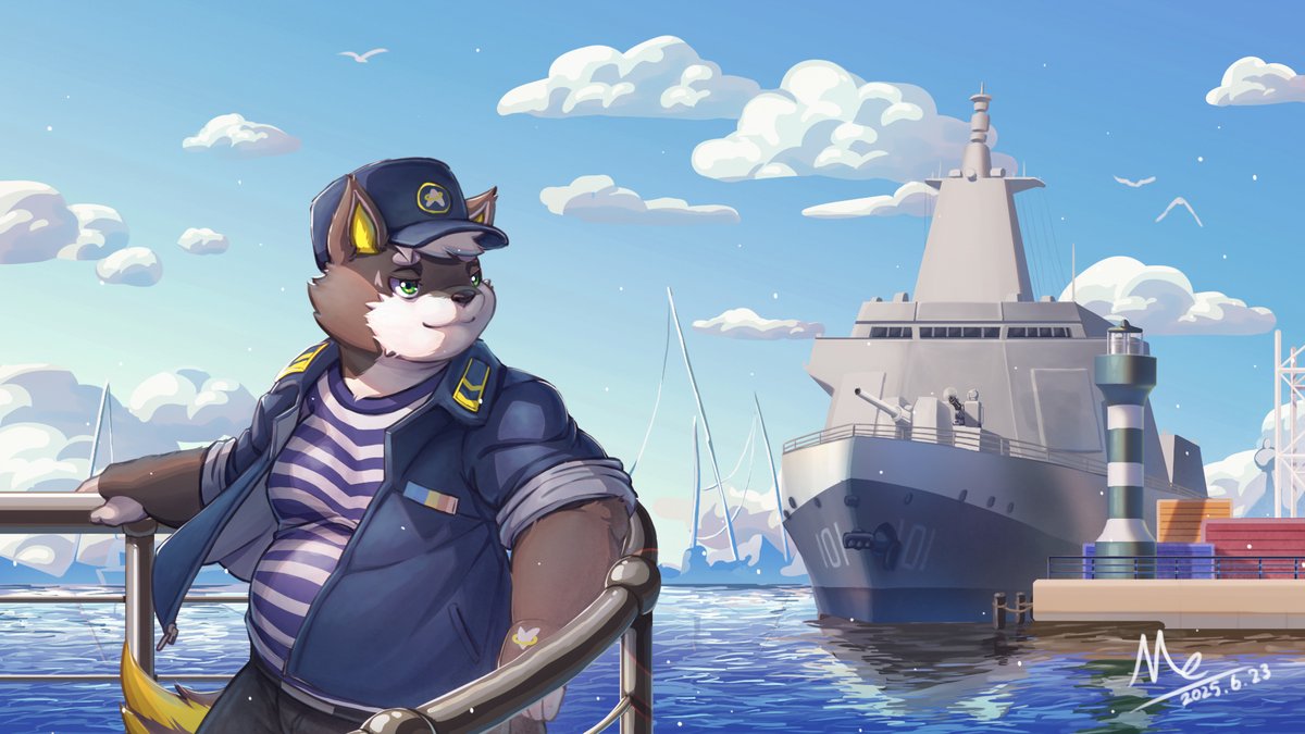 来看我的大舰吧！ | 明初 #pixiv pixiv.net/artworks/13187…